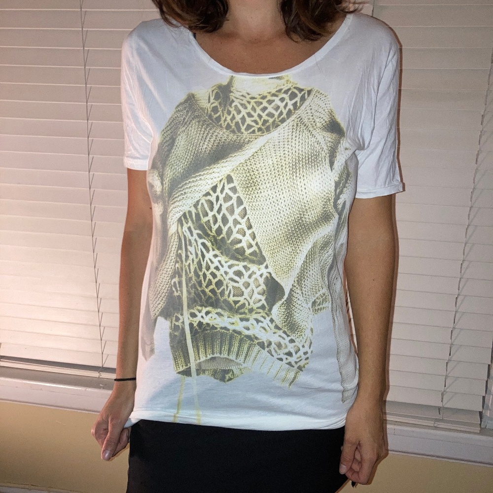 Patrizia Pepe "Eco - Fashion" Graphic Tee